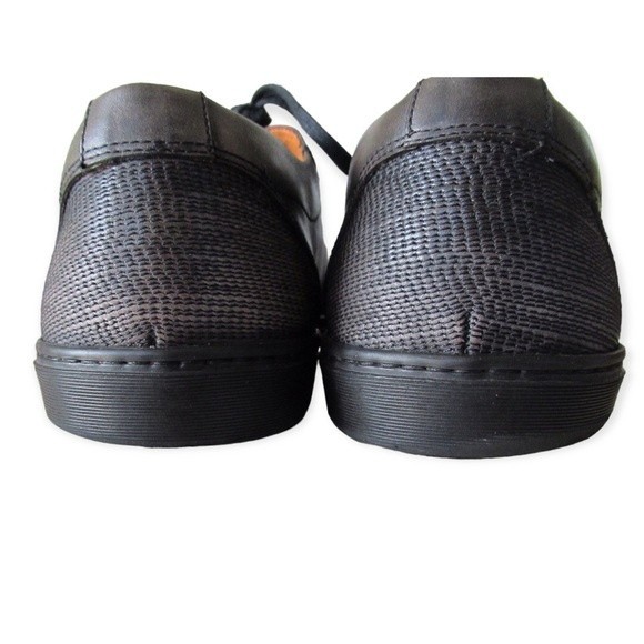 Nettleton Seville Black Leather Casual Shoes Sneakers - Picture 4 of 5